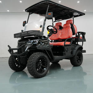 OEM Custom 4 Seater 72V Lithium Electric Golf Cart Street Legal LSV Hunting Buggy 5KW CE Dot Certified Off-Road Tires 70-90km