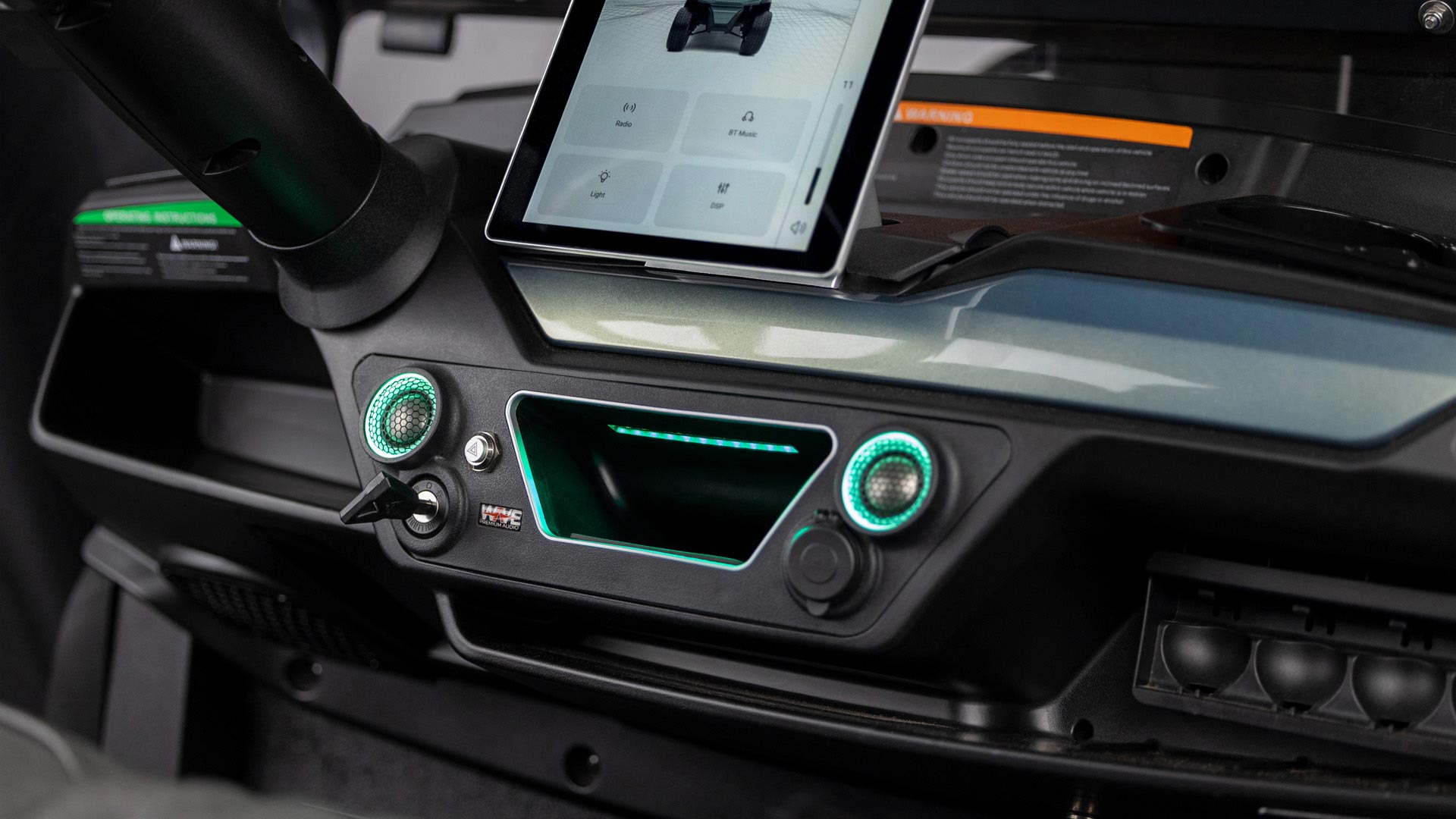 Titanium Tweeter Audio System and Wireless Phone Charging