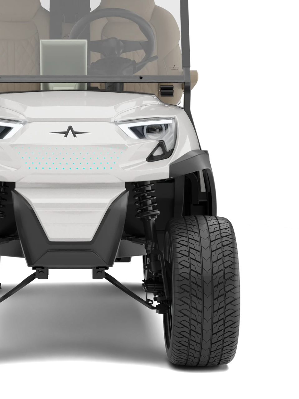 Atlas ONE Electric Golf Cart Front View