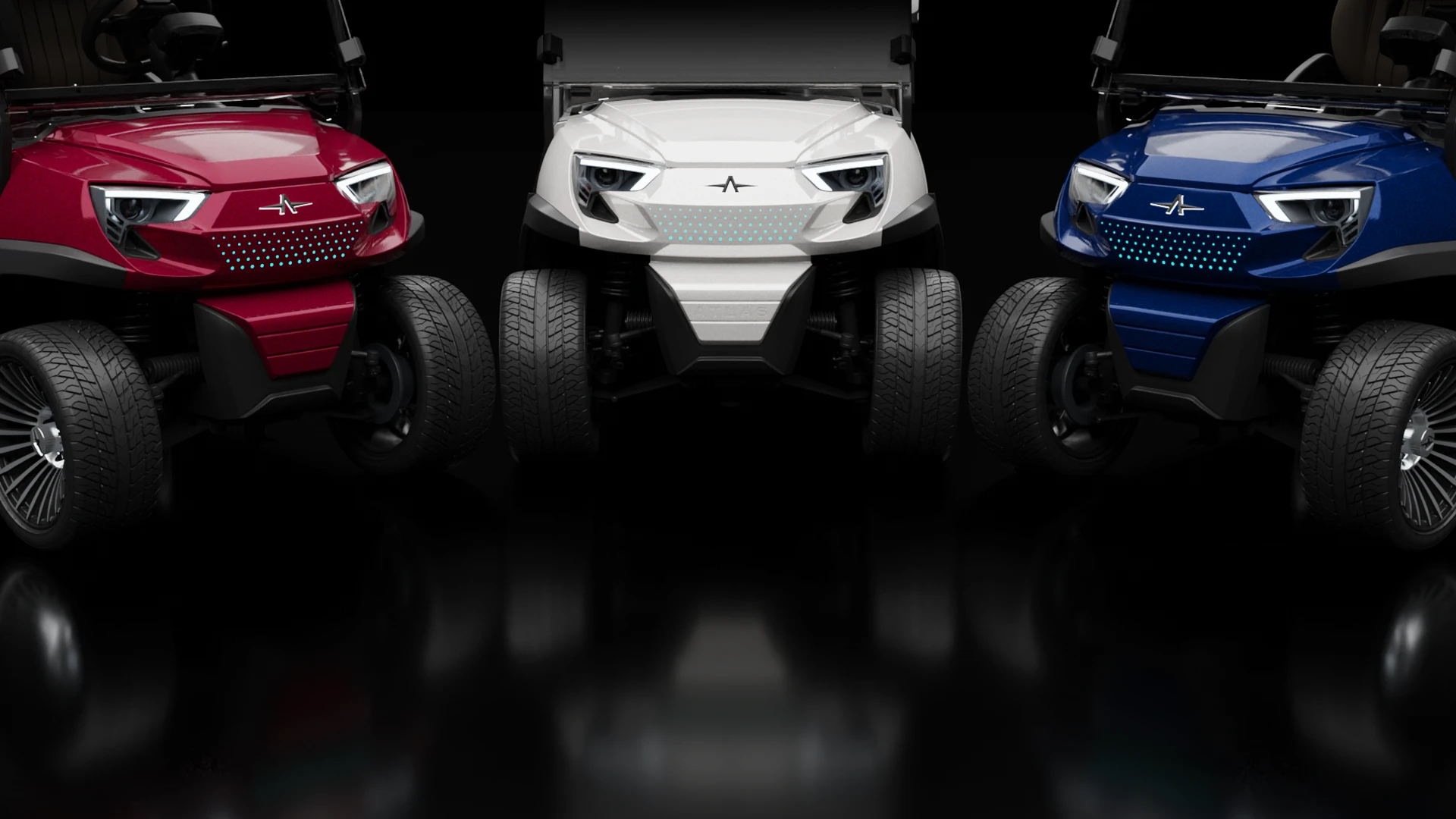 Atlas personal golf carts designed and assembled in Williston USA