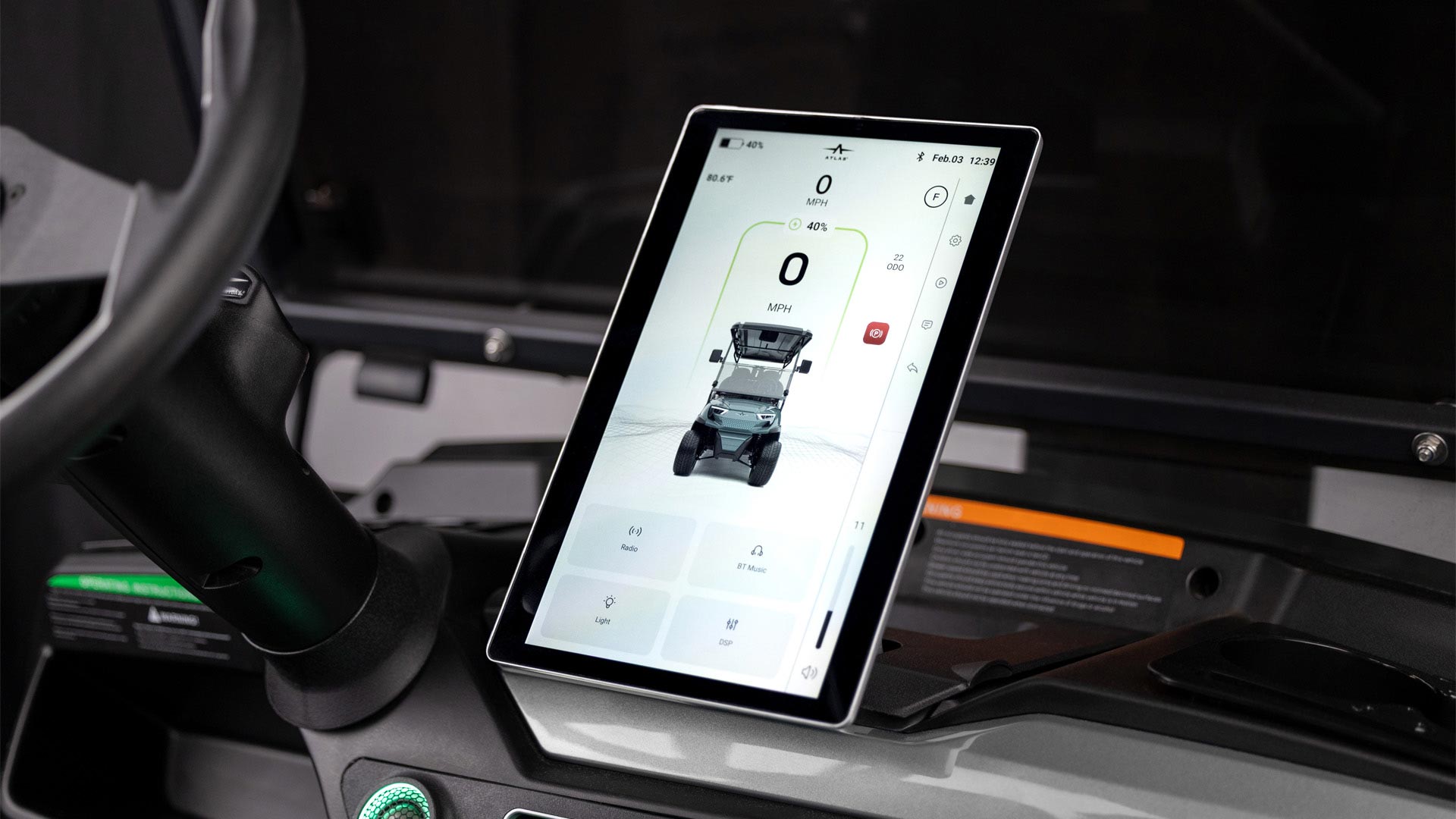 12.5-Inch HD Command Center Display