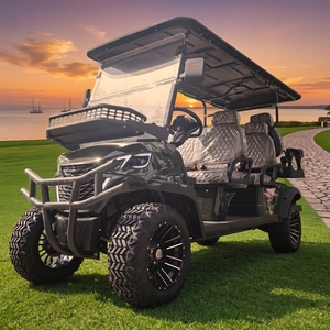 Classic Retro Vintage 6 Seater Electric Golf Cart Lithium