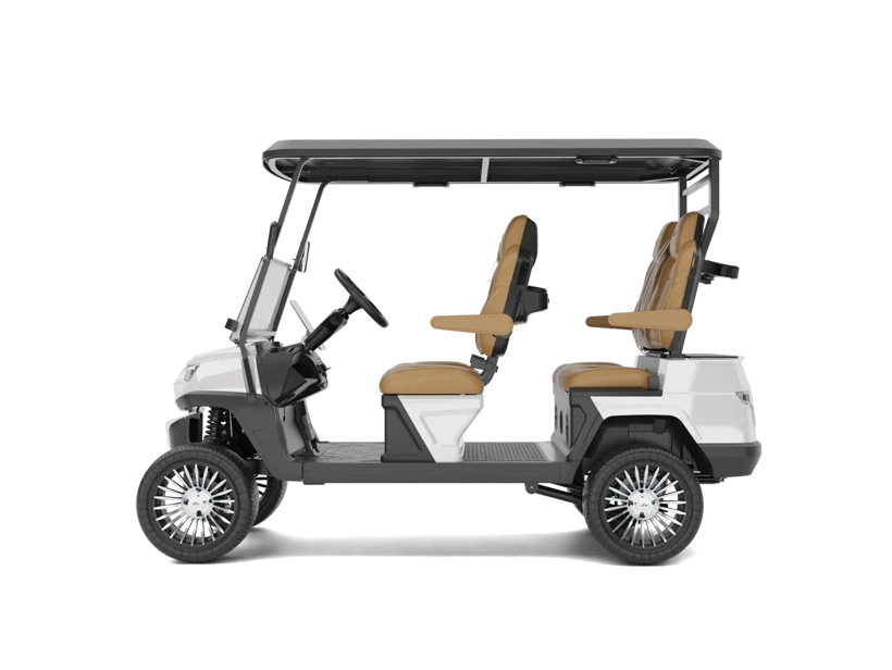 Atlas ONE luxury personal electric golf cart side profile